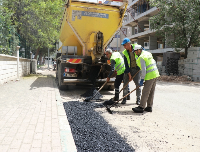 Haliliye Belediyesi’nden asfalt çalışması