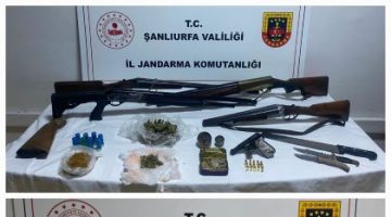 Şanlıurfa’da Jandarma tarafından Silah operasyonu
