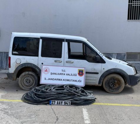 Birecik’te Şantiyenin Deposunda Kablo Hırsızlığı