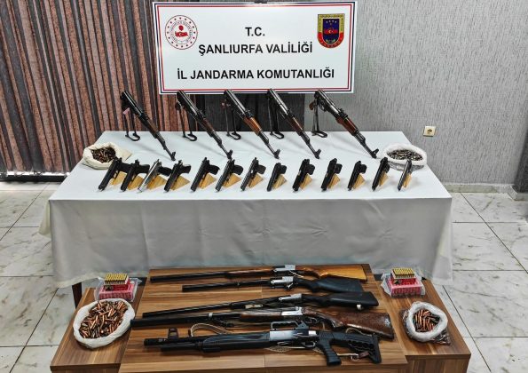 Şanlıurfa’da silah kaçakçılarına yönelik operasyon yapıldı