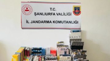 Şanlıurfa’da Gümrük Kacağı Sigara Ele Geçirildi