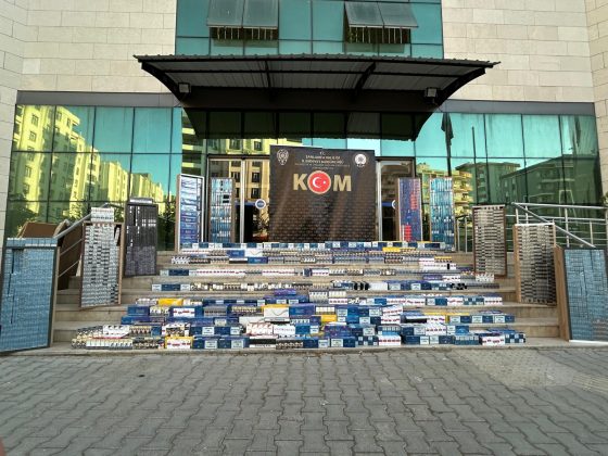 Şanlıurfa’da Gümrük kaçağı sigara ele geçirildi