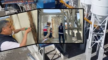 Şanlıurfa’da Beton Santrallerine Operasyon düzenlendi
