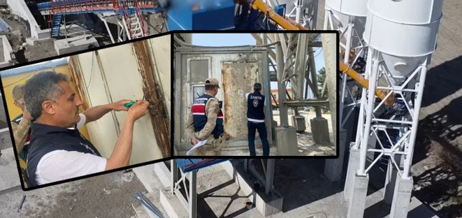 Şanlıurfa’da Beton Santrallerine Operasyon düzenlendi