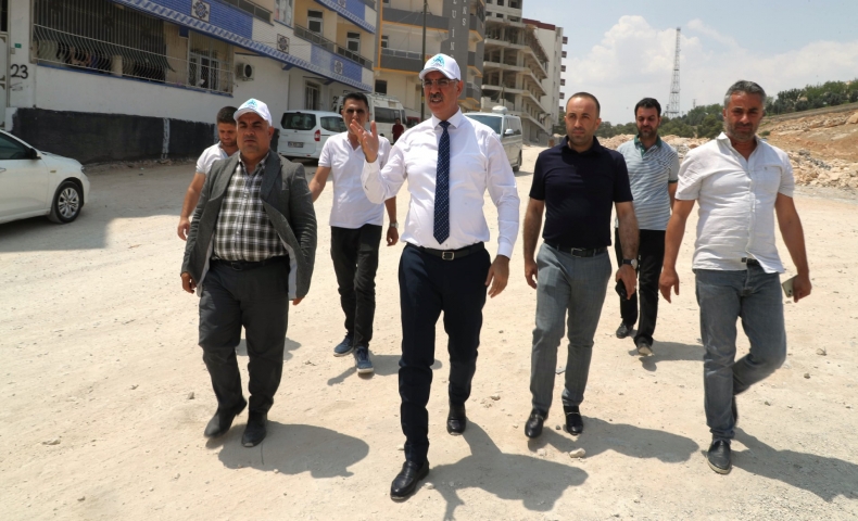 Başkan Mehmet Kuş Osmanlı Mahallesi’nde İncelemelerde Bulundu