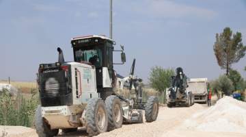 Haliliye’de Asri Mahallesi’nde üst yapı çalışmaları devam ediyor