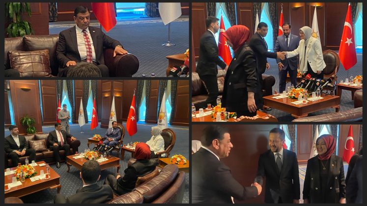 Halil Aslan’dan AK Parti Genel Merkezi’ne Bayram Ziyareti