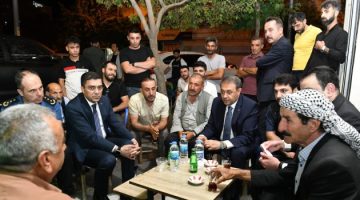 Vali Şıldak, Siverek’te vatandaşlarla bir araya geldi