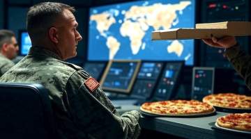 Pizza siparişinden istihbarat