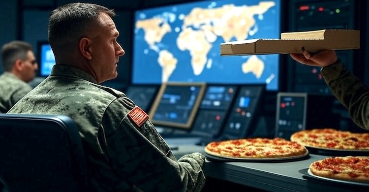 Pizza siparişinden istihbarat