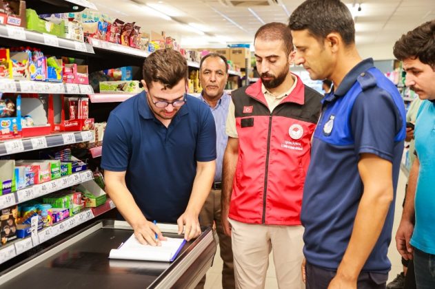 Harran’da halk sağlığı için marketler denetlendi