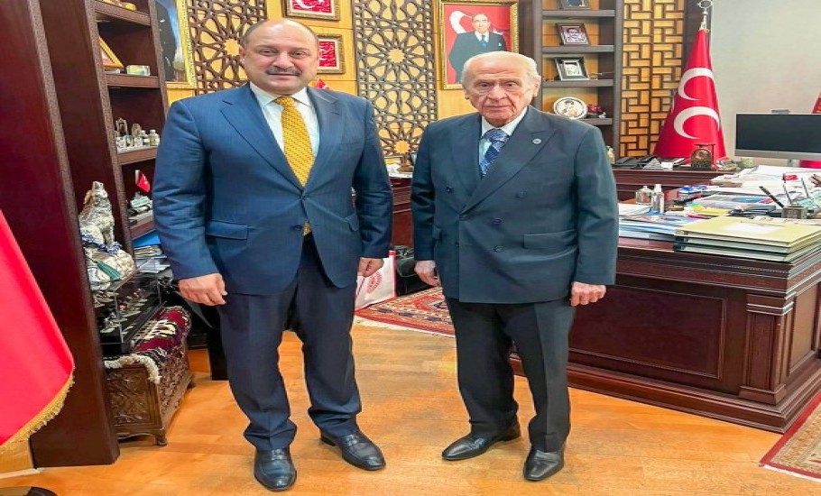 Başkan Gülpınar’dan MHP Genel Başkanı Devlet Bahçeli’ye ziyaret