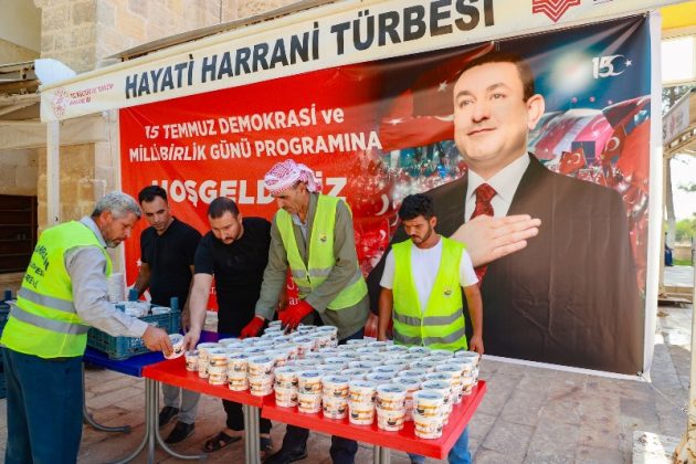 Harran’da 15 Temmuz’da dualar edildi, Mevlit okutuldu, ikramlar yapıldı