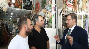 Başkan Canpolat, esnaf ve vatandaşlarla buluştu