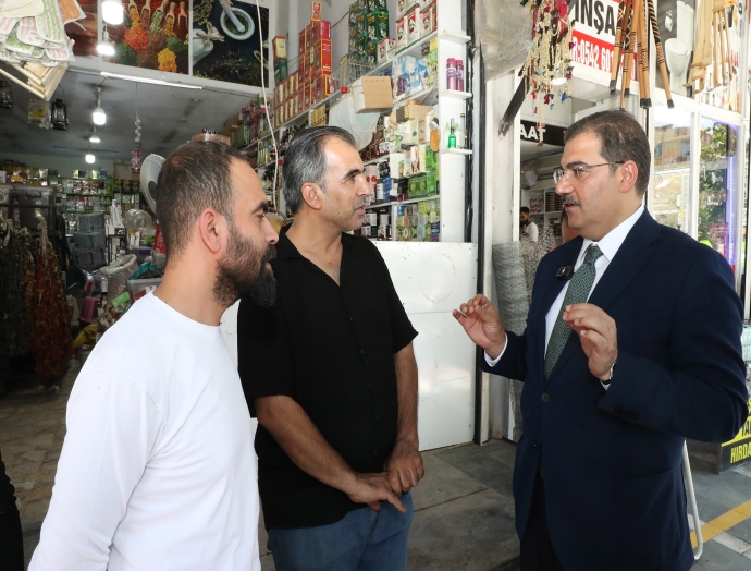 Başkan Canpolat, esnaf ve vatandaşlarla buluştu