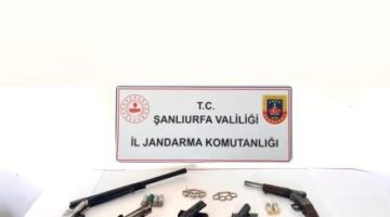 Şanlıurfa’nın 4 İlçesinde Eş Zamanlı Silah Operasyonu