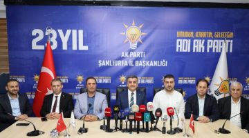 AK Parti Şanlıurfa il teşkilatından Terörsüz Türkiye süreci açıklaması
