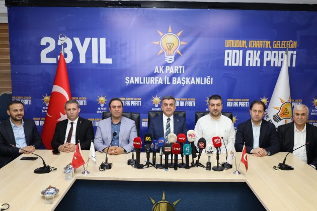 AK Parti Şanlıurfa il teşkilatından Terörsüz Türkiye süreci açıklaması