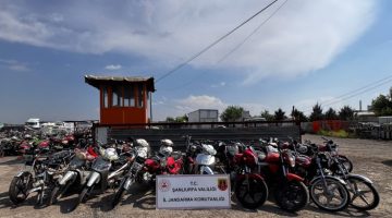 Şanlıurfa Jandarma’dan motosiklet operasyonu
