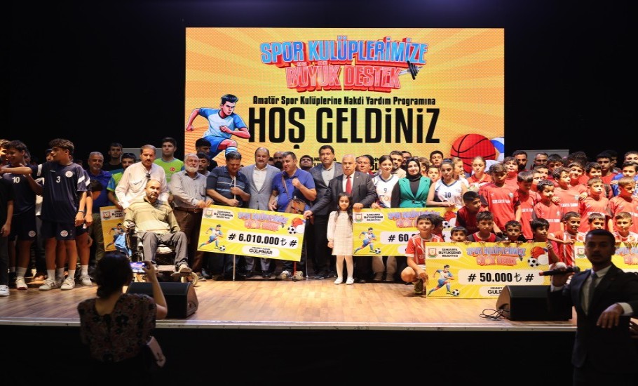 Şanlıurfa Büyükşehir Belediyesi’nden Amatör Spor Kulüplerine 6 milyon TL destek