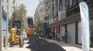 Haliliye Belediyesi’nden Veysel Karani mahallesine asfalt hizmeti