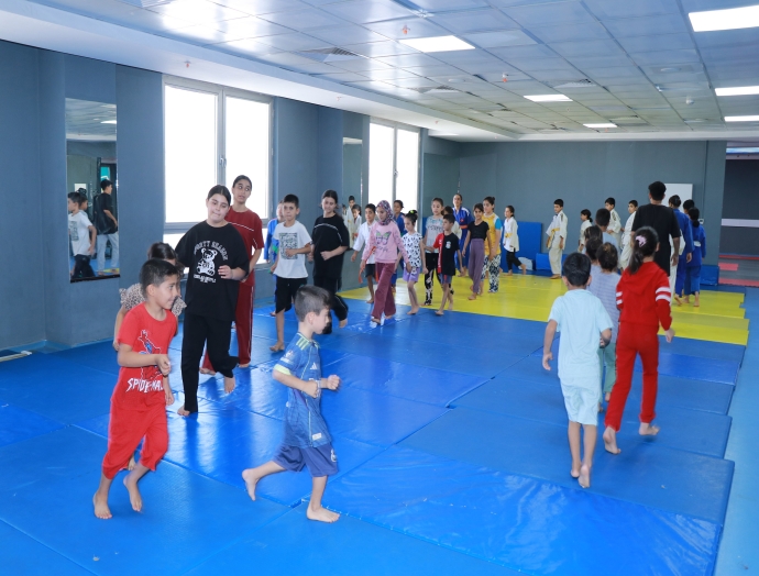 Sporun kalbi Haliliye’de atıyor, minik judocular geleceğe hazırlanıyor
