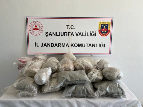 Şanlıurfa’da 26 kilo 400 gram esrar ele geçirildi