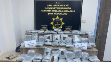 50 Parça halinde toplam 28 kilo skunk maddesi ele geçirildi