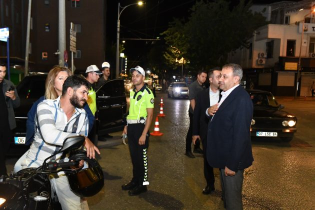 Vali Şıldak’tan gece mesaisi