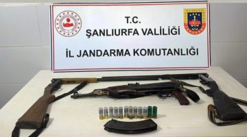 Jandarma’dan Şanlıurfa’nın iki ilçesinde silah operasyonu