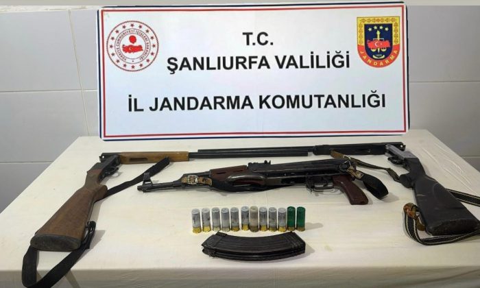 Jandarma’dan Şanlıurfa’nın iki ilçesinde silah operasyonu