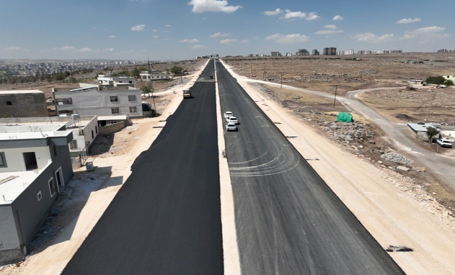 Şehir Hastanesi yolunda asfalt serimi hızla sürüyor