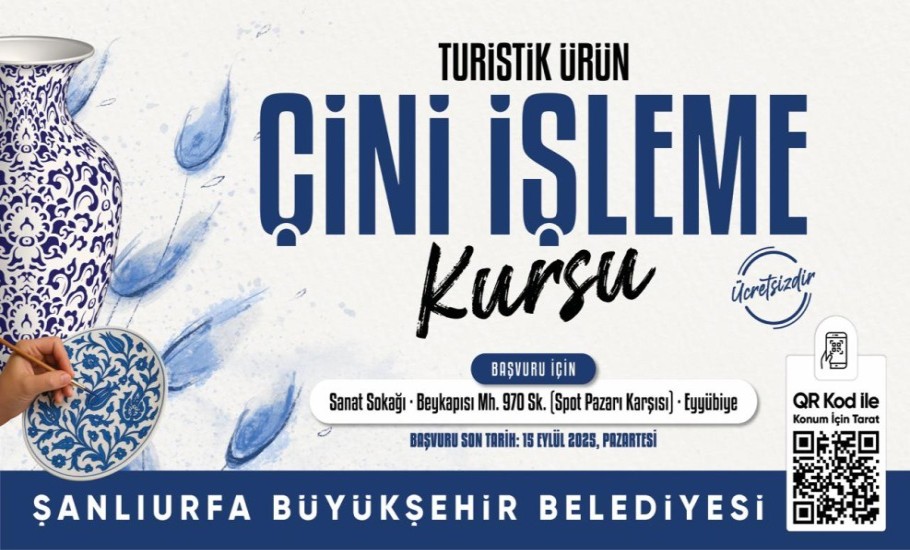Büyükşehir Belediyesi, ücretsiz Mozaik ve Çini kursları açıyor
