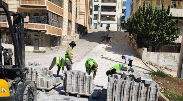 Eyyübiye’de Gece Gündüz Yol Çalışması