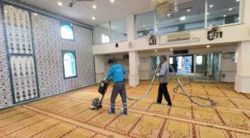Eyyübiye’de Periyodik Cami Temizlikleri Devam Ediyor