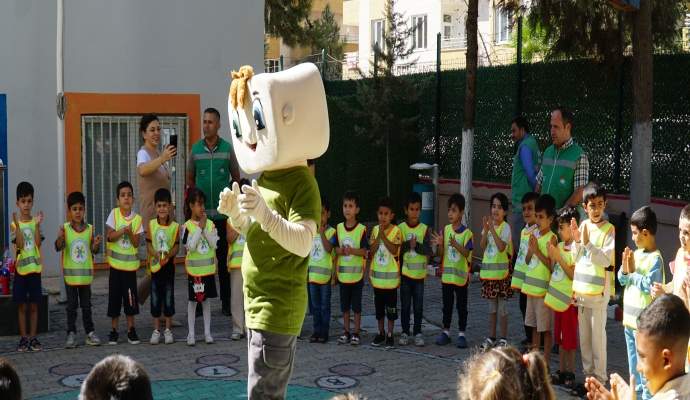 Haliliye’de geleceğin çevrecileri sıfır atık projesi ile eğitiliyor