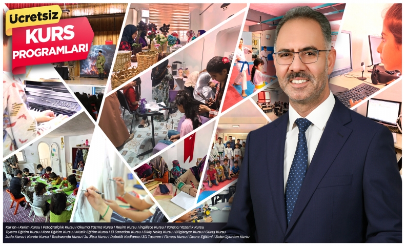 Eyyübiye Belediyesi dolu dolu geçecek kurs programlarını açıkladı