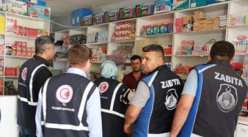 Harran’da okullar açılmadan market ve kırtasiyelerde denetim
