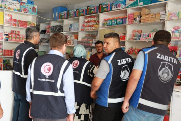 Harran’da okullar açılmadan market ve kırtasiyelerde denetim
