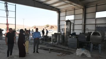 Siverek’te Salça Fabrikasının Yapımı Devam Ediyor