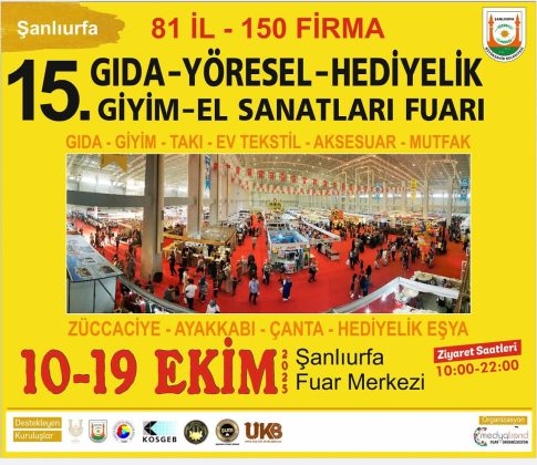 Şanlıurfa, Türkiye’nin En Büyük Yöresel Ürünler Fuarına Ev Sahipliği Yapacak