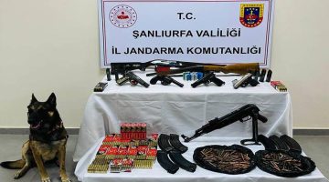 Şanlıurfa’da cephanelik ele geçirildi