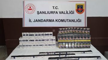 Şanlıurfa’da Gümrük Kaçağı Sigara Operasyonu