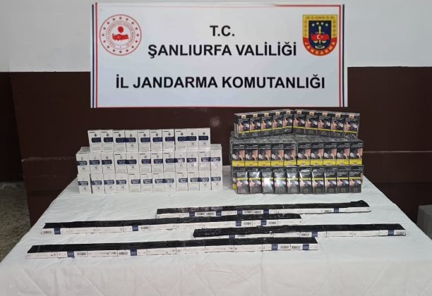 Şanlıurfa’da Gümrük Kaçağı Sigara Operasyonu