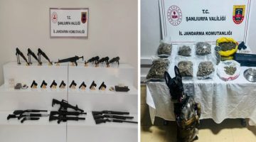 Şanlıurfa’nın iki ilçesinde Silah ve Uyuşturucu Operasyonu