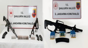 Şanlıurfa’da Ruhsatsız silah ele geçirildi