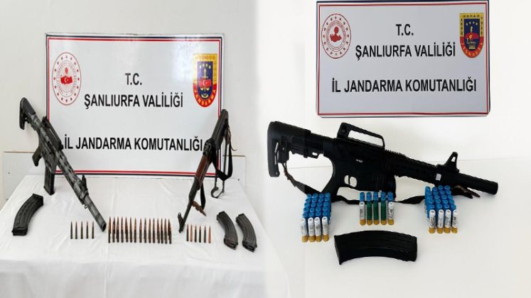 Şanlıurfa’da Ruhsatsız silah ele geçirildi