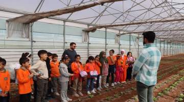 Şanlıurfa’da öğrenciler doğa ve tarımla buluşuyor