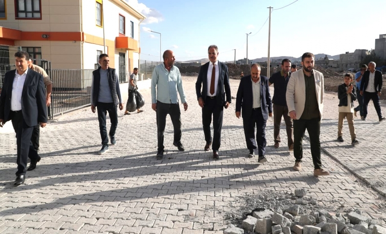 Başkan Kuş, Yol Yapım Çalışmalarını İnceledi