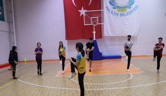 BESYO ve POMEM hayali kuran gençler gençler Haliliye’de hedefe koşuyor